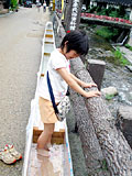 気持ちのいい足湯