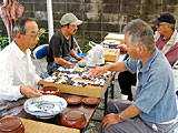 縁台囲碁・将棋　囲碁・将棋の真剣勝負！