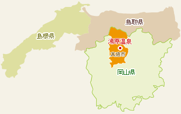 岡山県周辺地図